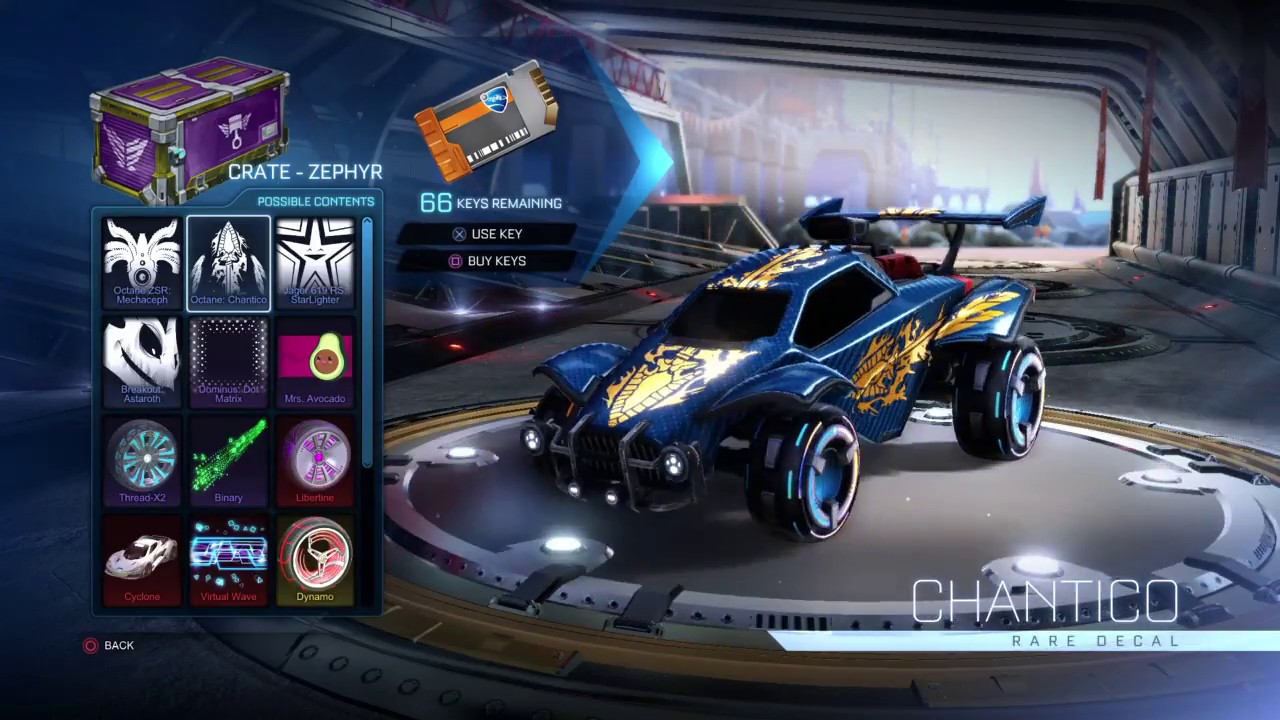 Rocket League&reg;New Zephyr Crate Showcase & Opening!!!