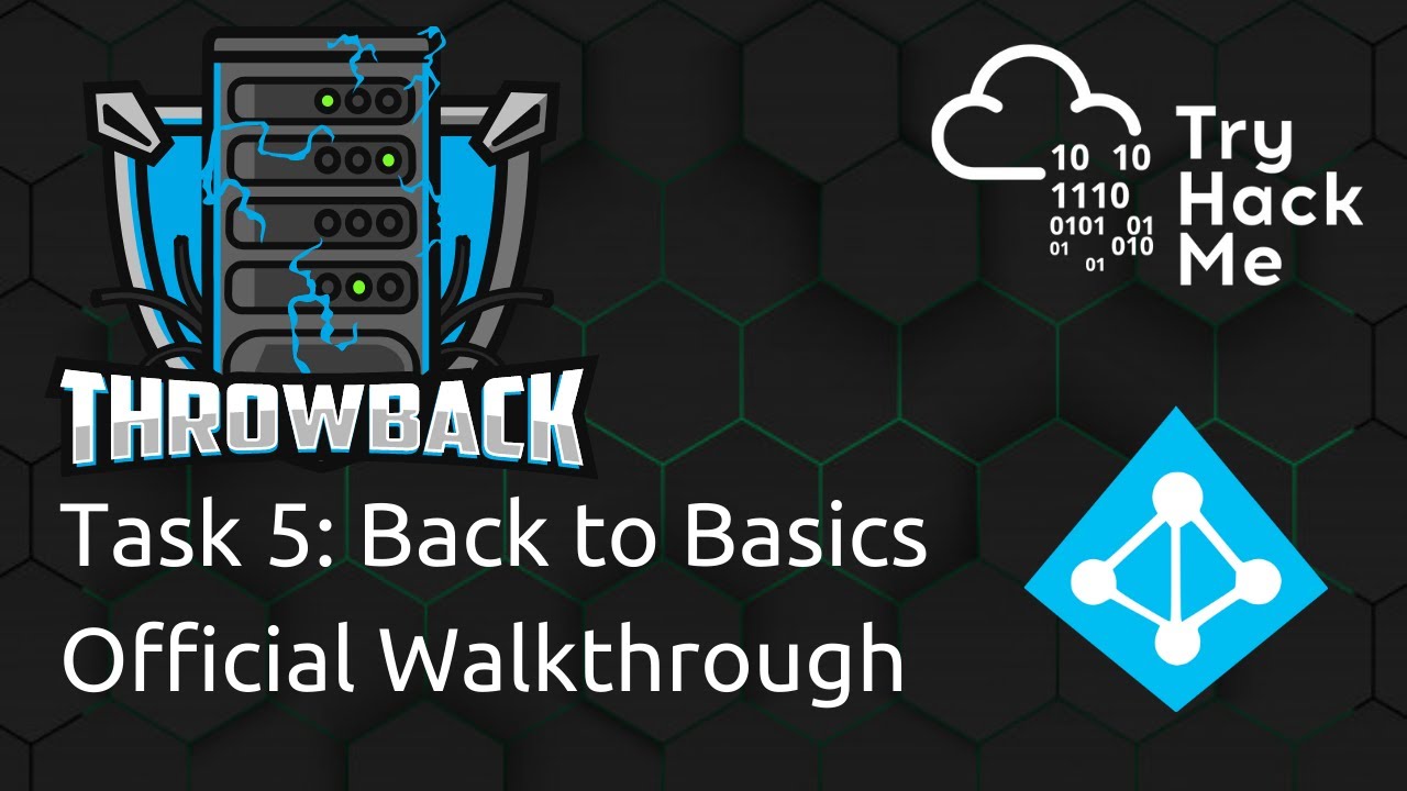TryHackMe Throwback Official Walkthrough Task 5: Back to Basics