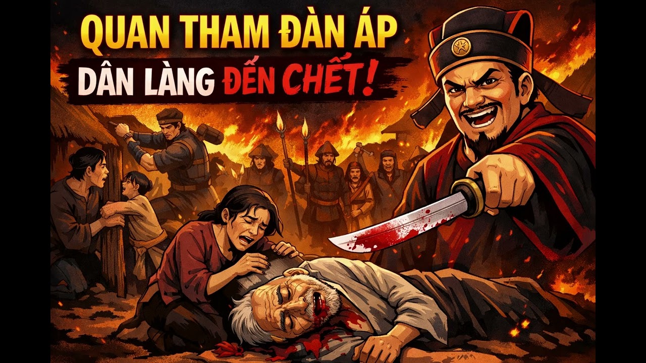 Câu chuyện quan tham ác độc và dân làng cứng dắn đứng dứng trống lại quan tham#ynghiacuocsong 