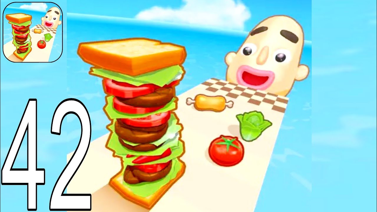 Sandwich Runner - Gameplay Walkthrough Part 42 Tutorial NEW Mobile Game (Android,ios)