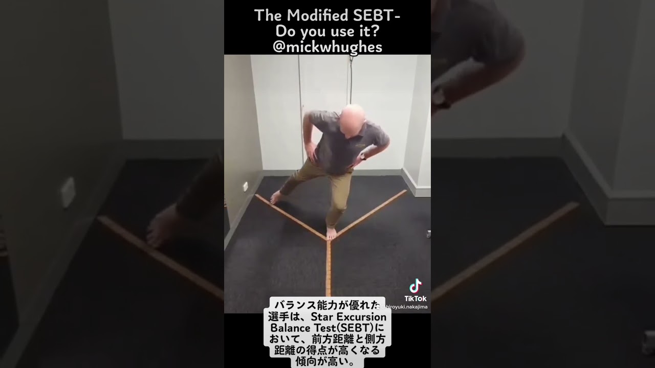 The Modified SEBT- Do you use it? #balancetraining #バランストレーニング