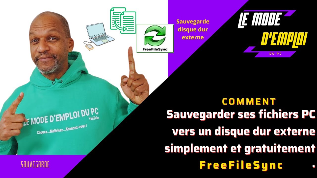 Sauvegarder facilement et gratuitement sur une clé usb ou un disque dur externe avec  FreeFileSync