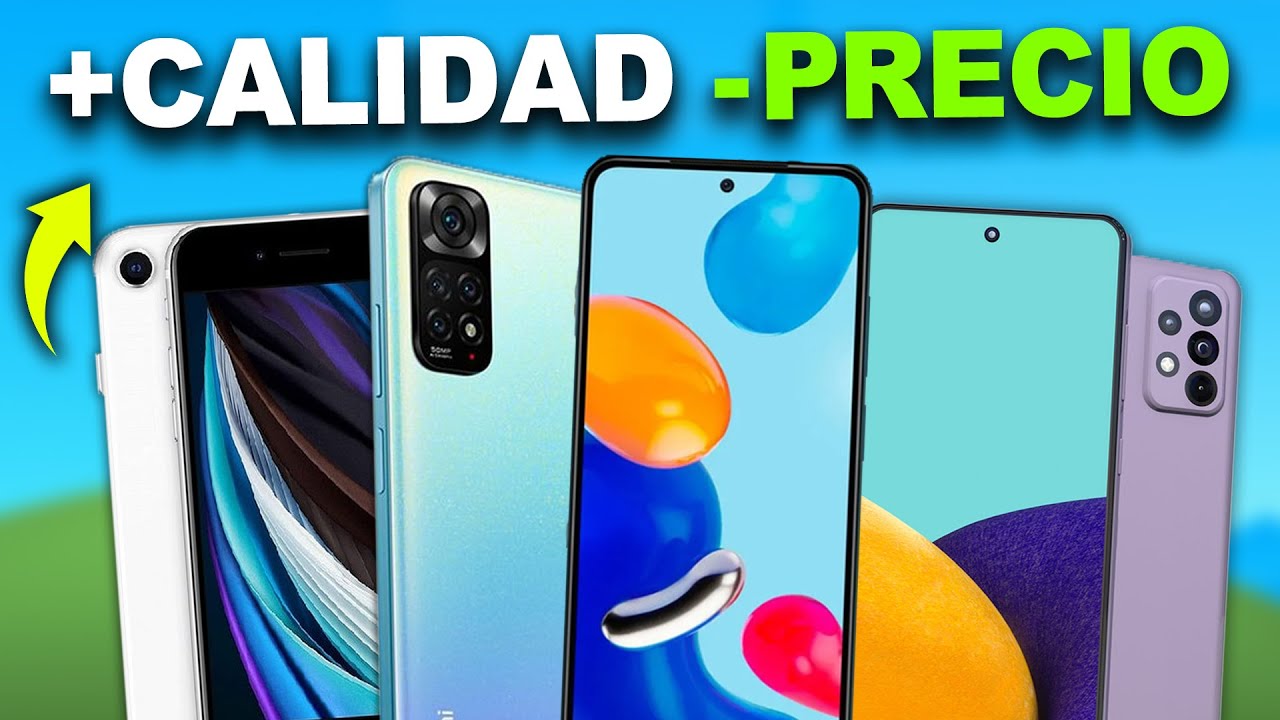 Los 5 MEJORES Celulares BARATOS para el 2026