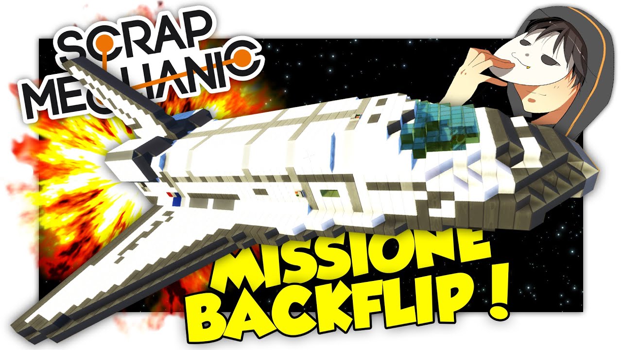 GIRO DELLA MORTE NELLO SPAZIO CON LO SHUTTLE! - Scrap Mechanic ITA Migliori Creazioni - TheLoneGamer