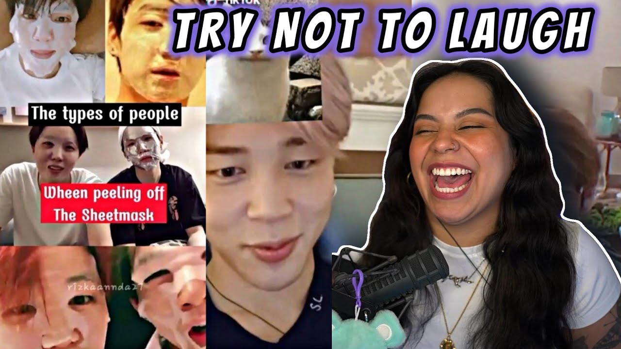BTS funny moments 'try not to laugh' REACTION 😂