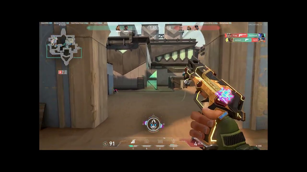 VALORANT - Harbor  (4K Pistol Round)