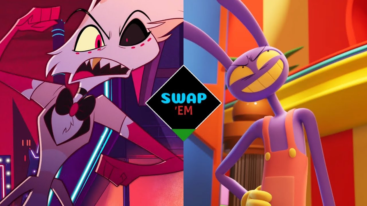 ANGEL DUST & JAX VOICE SWAP 3 | Hazbin Hotel/The Amazing Digital Circus