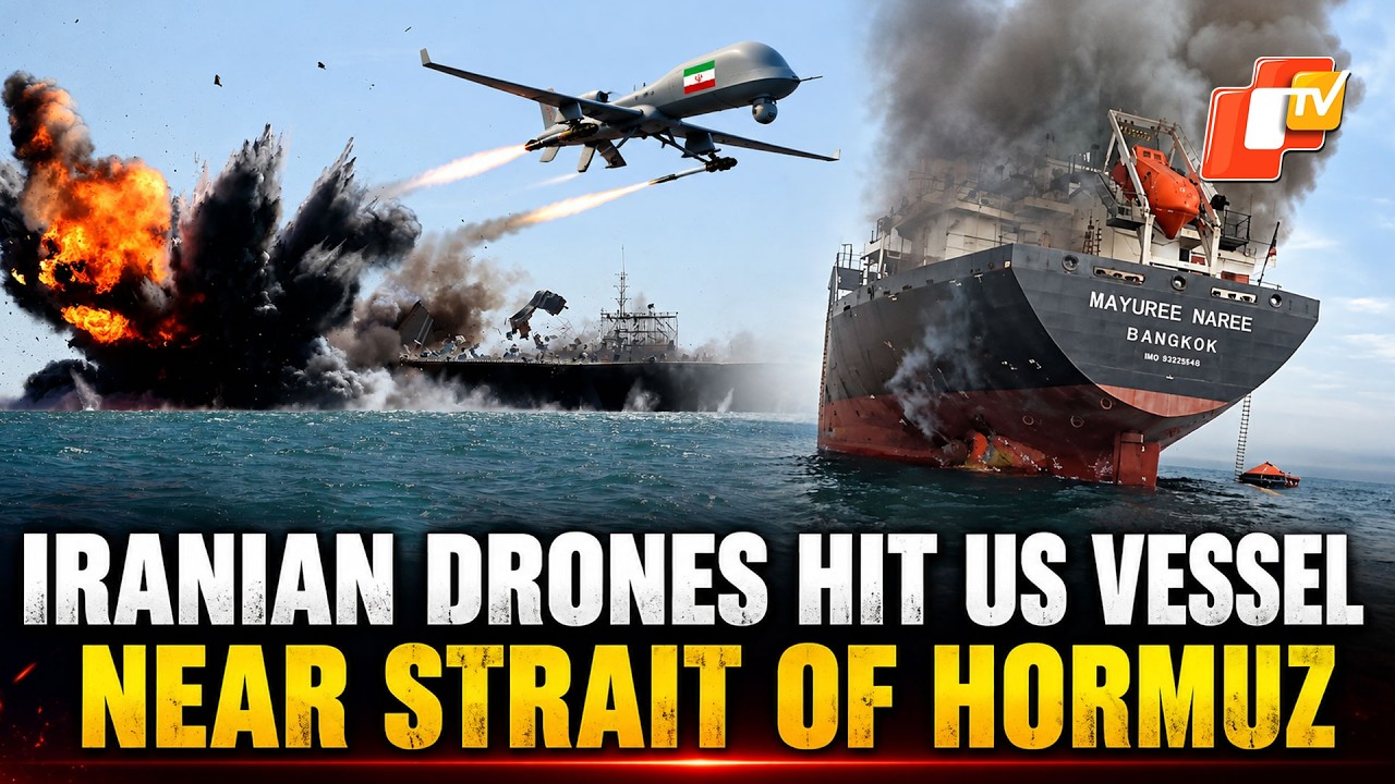 US-Contracted Vessel Hit By Iranian Drones, Missile Near Strait Of Hormuz: Report