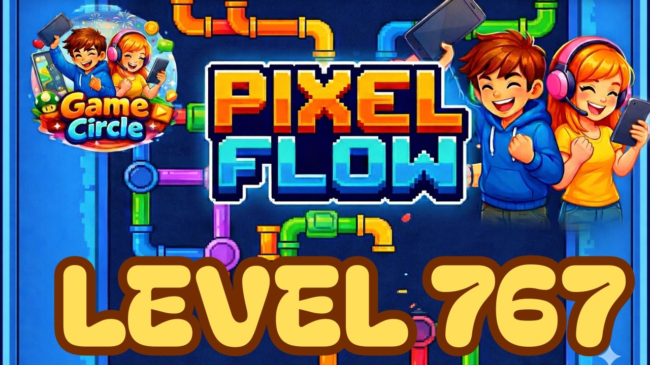 Pixel flow©  - Level 767 - solution - walkthrough