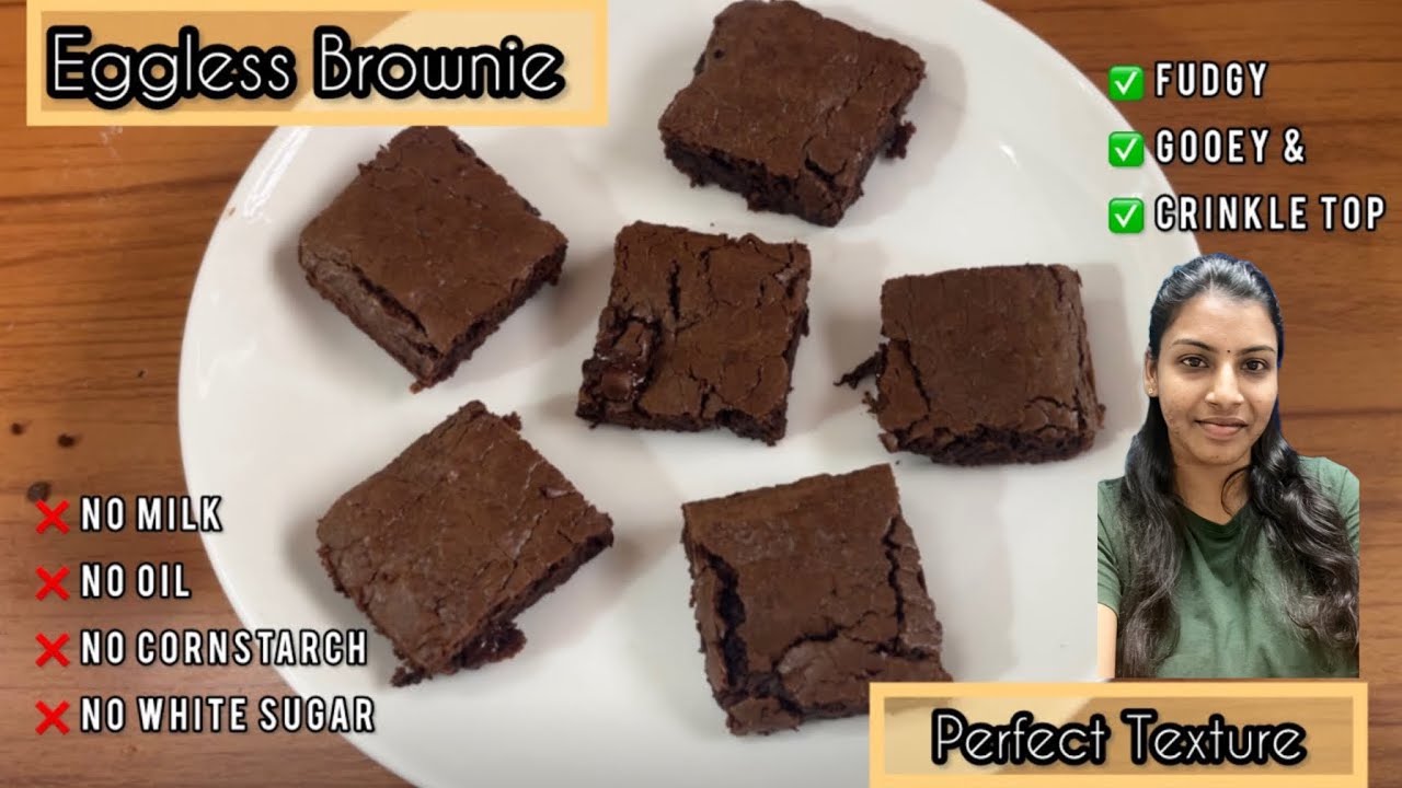 Perfect Fudgy Eggless Brownie | Condensed Milk Recipe