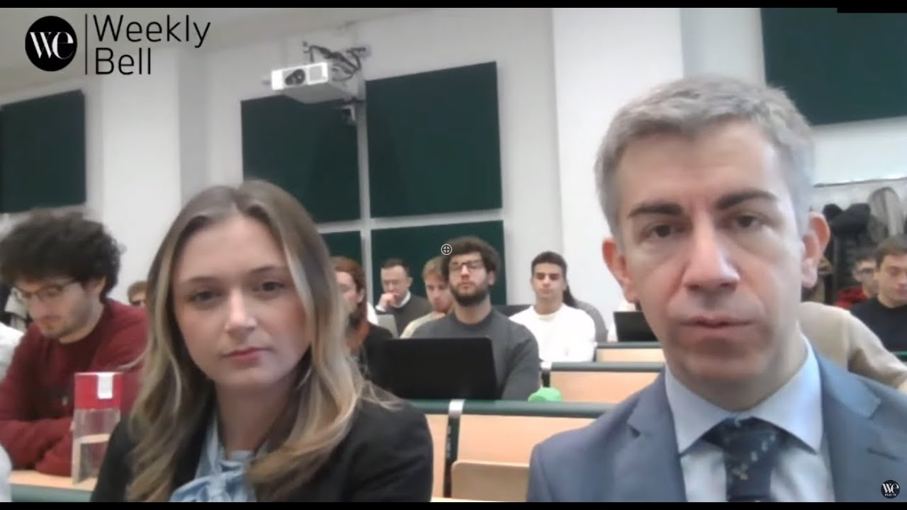 Intervista a Cuniberti dall'Università di Management con gli studenti della laurea magistrale