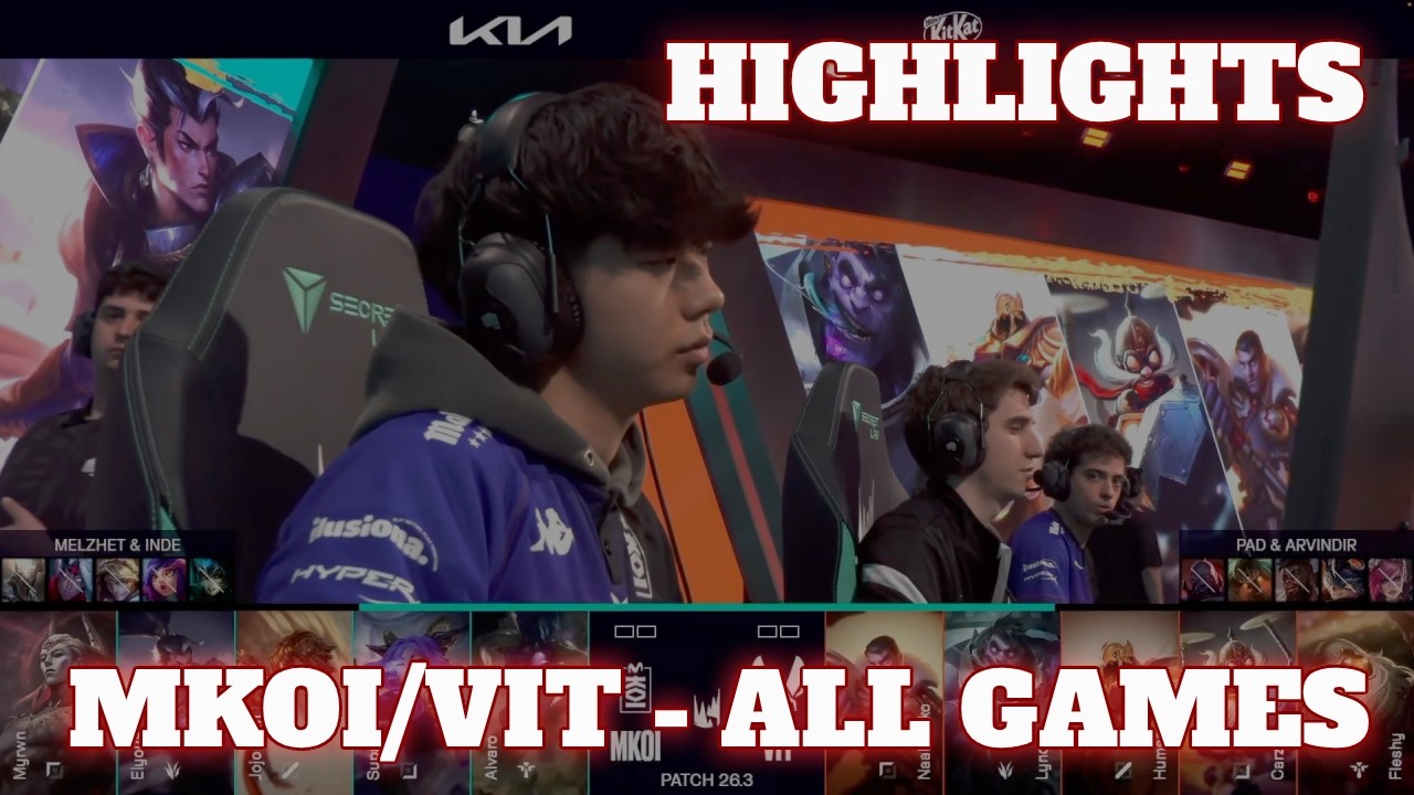 MKOI vs VIT - All Games (Bo3) Highlights | Round 1 LEC Versus 2026 | Movistar KOI vs Vitality