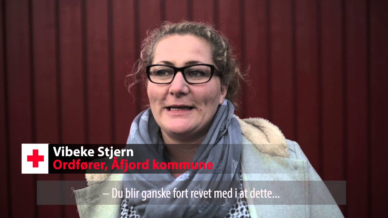 Åfjord Røde Kors trener på EPS