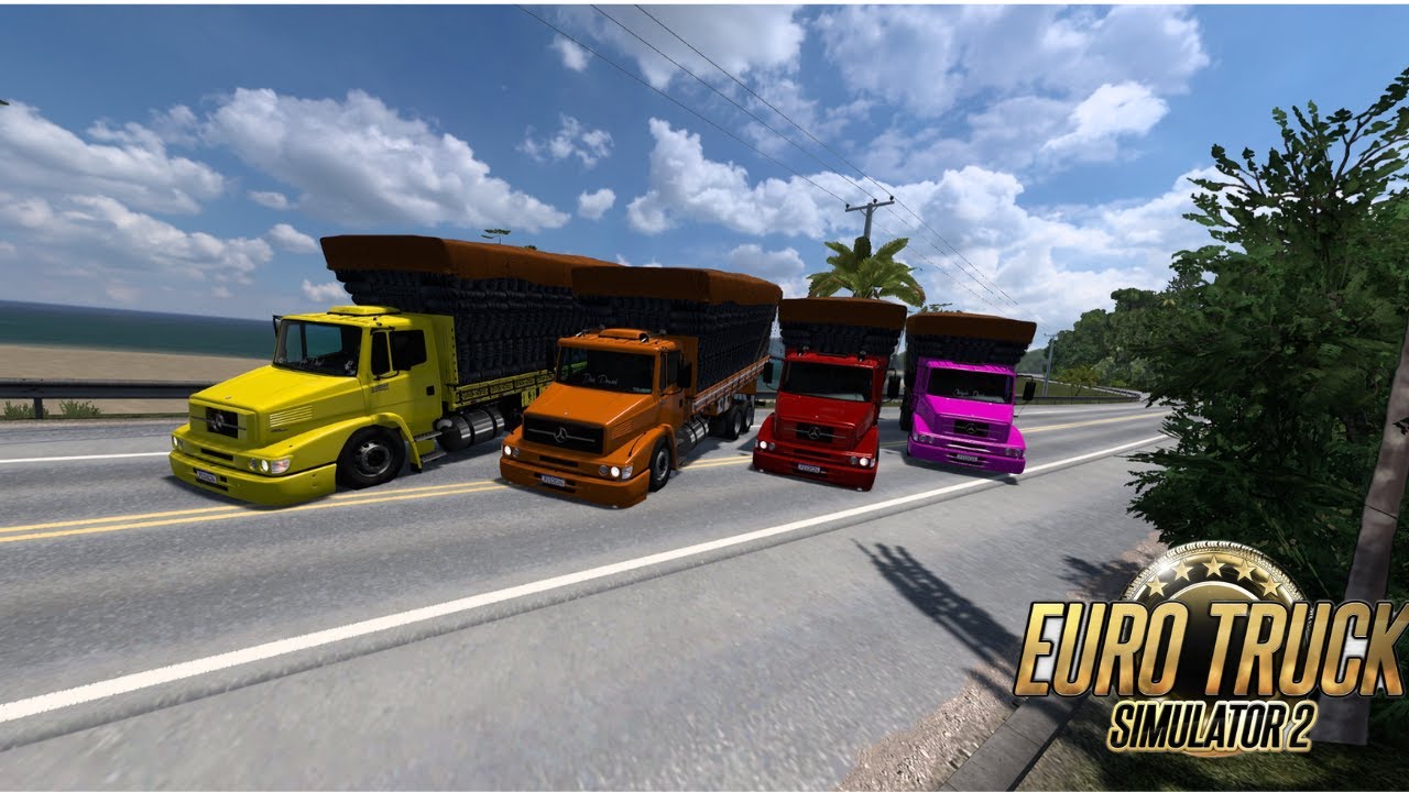 COMBOIO BARBEIRO NO 1620 ARQUIADO! 🚛💨 LEVANDO CARVÃO NO ETS2 + G29