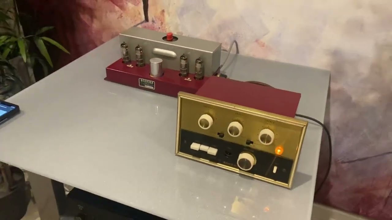 Vintage Rogers Cadet II valve Pre & power Amp/Amplifier B&W DM2 speakers