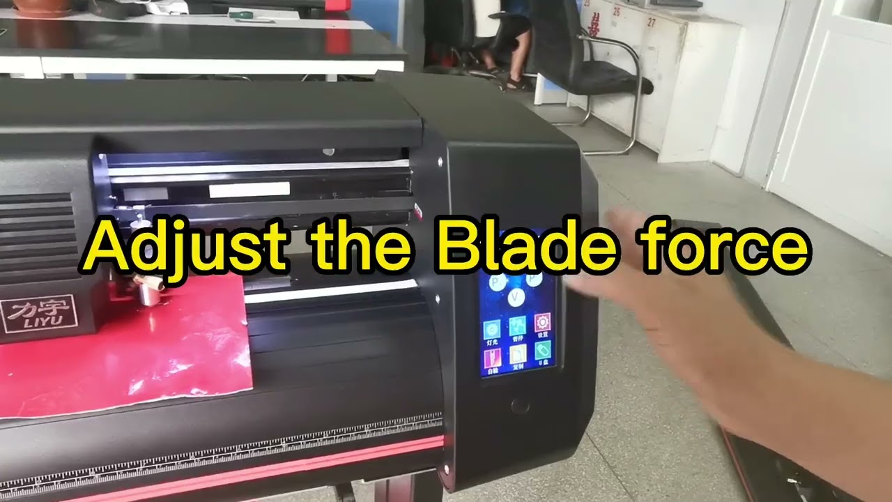 LIYU Cutting Plotter GF Series Machine operation video