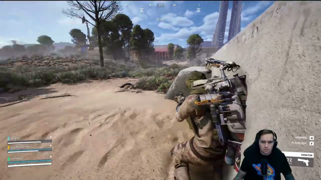 A little spaceport battle 