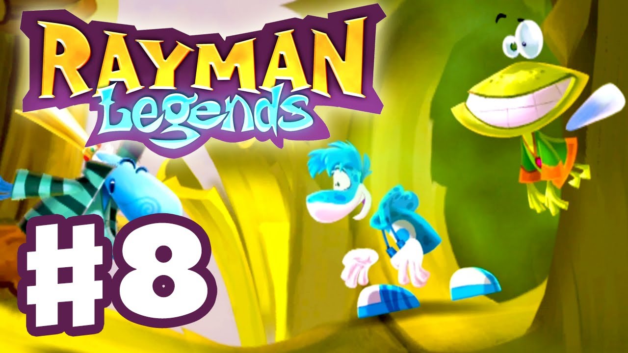 Rayman Legends - Gameplay Walkthrough Part 8 - Blue Rayman (PS3, Wii U, Xbox 360, PC)