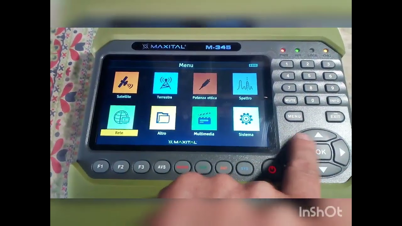 #78 Analizzatore TV SAT Maxital M 345. Parte 2