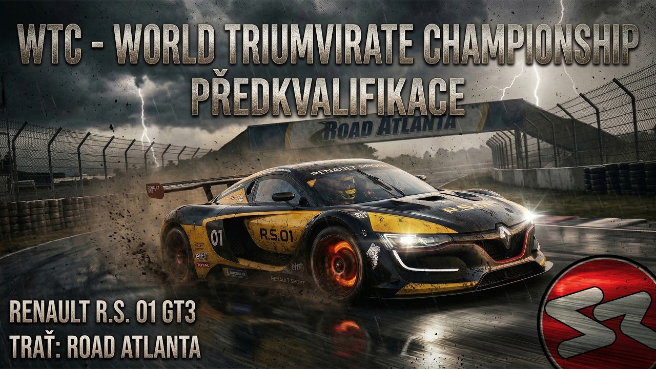 🔴 ŽIVĚ: PEKLO NA ROAD ATLANTA! Boj o předkvalifikaci WTC s Renault RS 01 GT3 | Simracers-czech