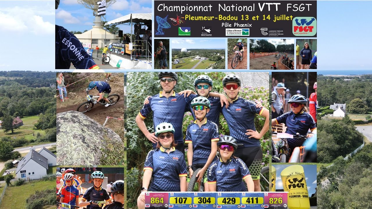 Retour sur le Championnat de National FSGT  VTT à Pleumeur-Bodou (22) 🏆🚵‍♂️