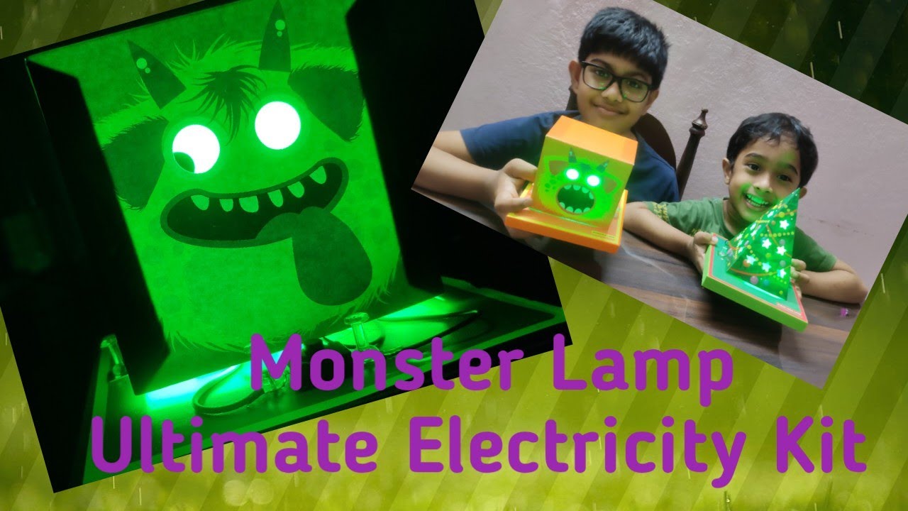 Building the Monster lamp from Ultimate Electricity Kit