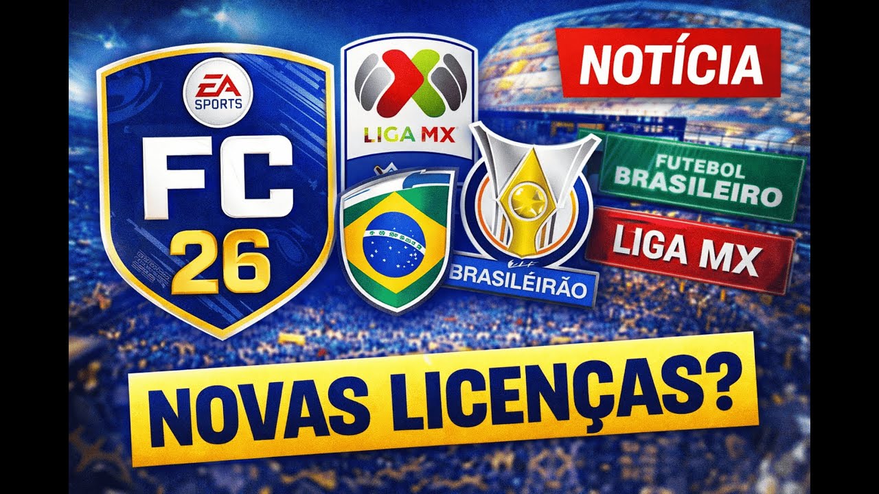 BRASILEIRÃO NO EAFC 26? 😱 CBF + CLUBES EM NEGOCIAÇÃO! TÁ CHEGANDO!?
