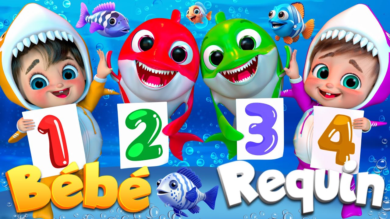Nager avec Bébé Requin | Comptines Et Chansons | À Bébé Chanson @SuperLucaLEFrancais