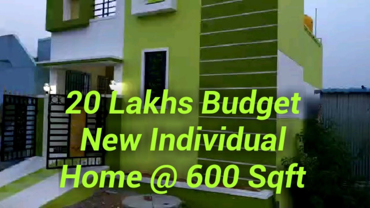20 லட்சத்தில் 600 Sqft ல் புதிய 2bhk Compact வீடு|  #1Bhkhousedesign #veedu #lowbudget #Veepampattu