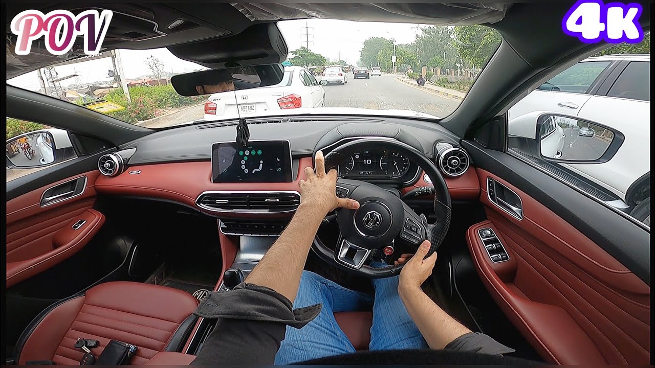 POV MG HS | Red Interior | Head Mount View | Faisalabad 🇵🇰