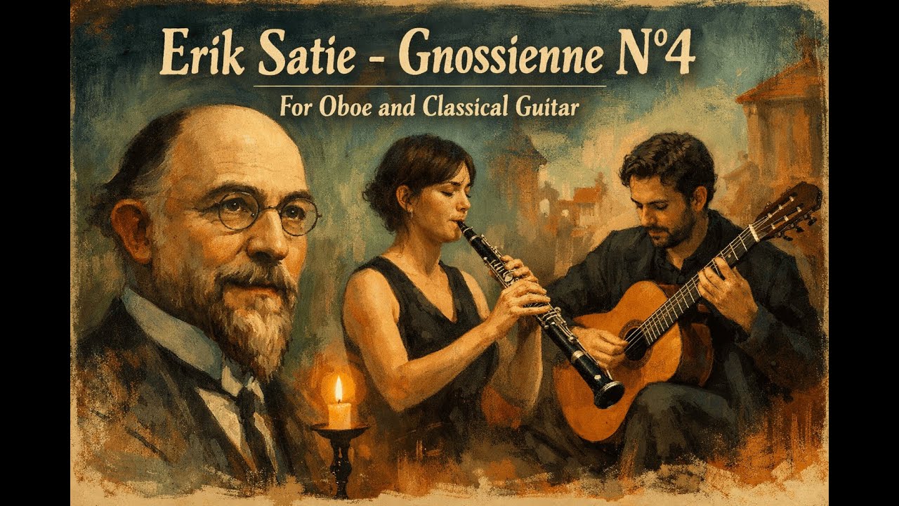 Erik Satie - Gnossienne Nº4. For Oboe and Classical Guitar.