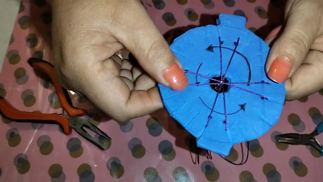 Tutorial hermosa pulsera de cristal 
