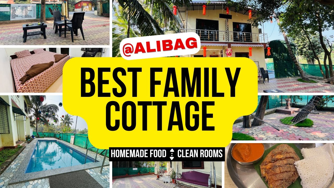 DA661 - Alibaug Cottage With Swimming Pool | Nagaon-Alibag | Budget Stay in Alibaug | Dial Alibag
