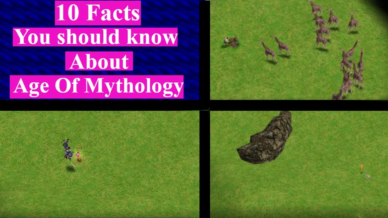 Facts and things you may not know about Age of Mythology