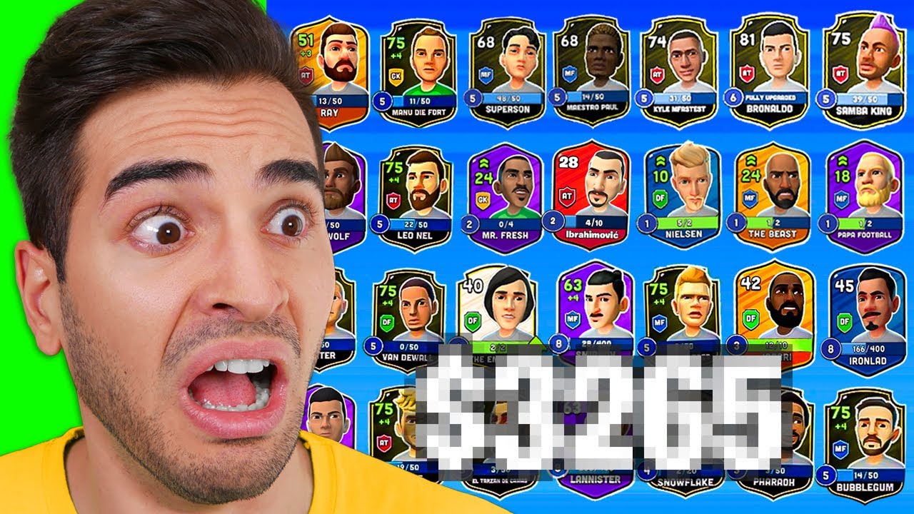 HO COMPRATO TUTTI I GIOCATORI DEL MONDO - MINI FOOTBALL