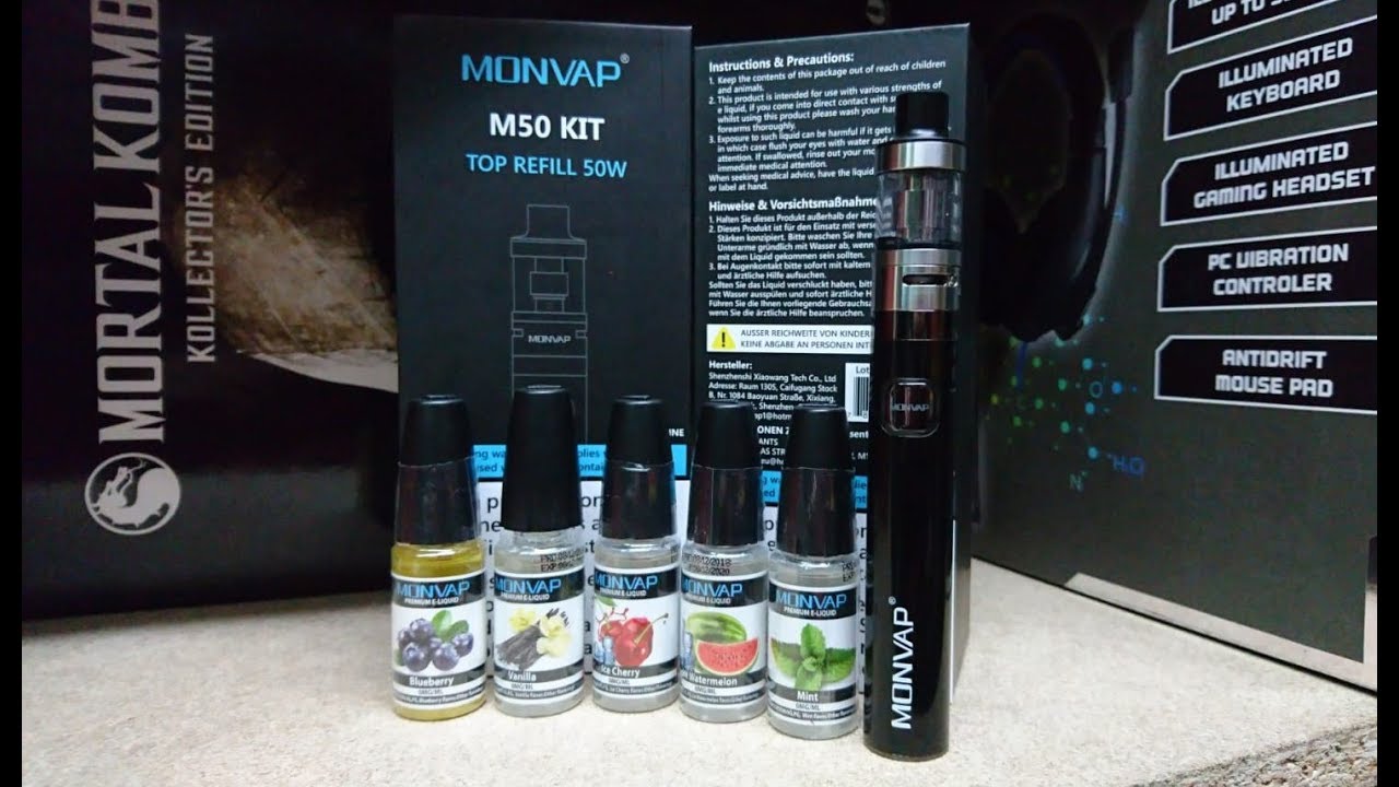 Review: Monvap M50 Kit Vaper Vapeador Cigarrillo Electronico 50W