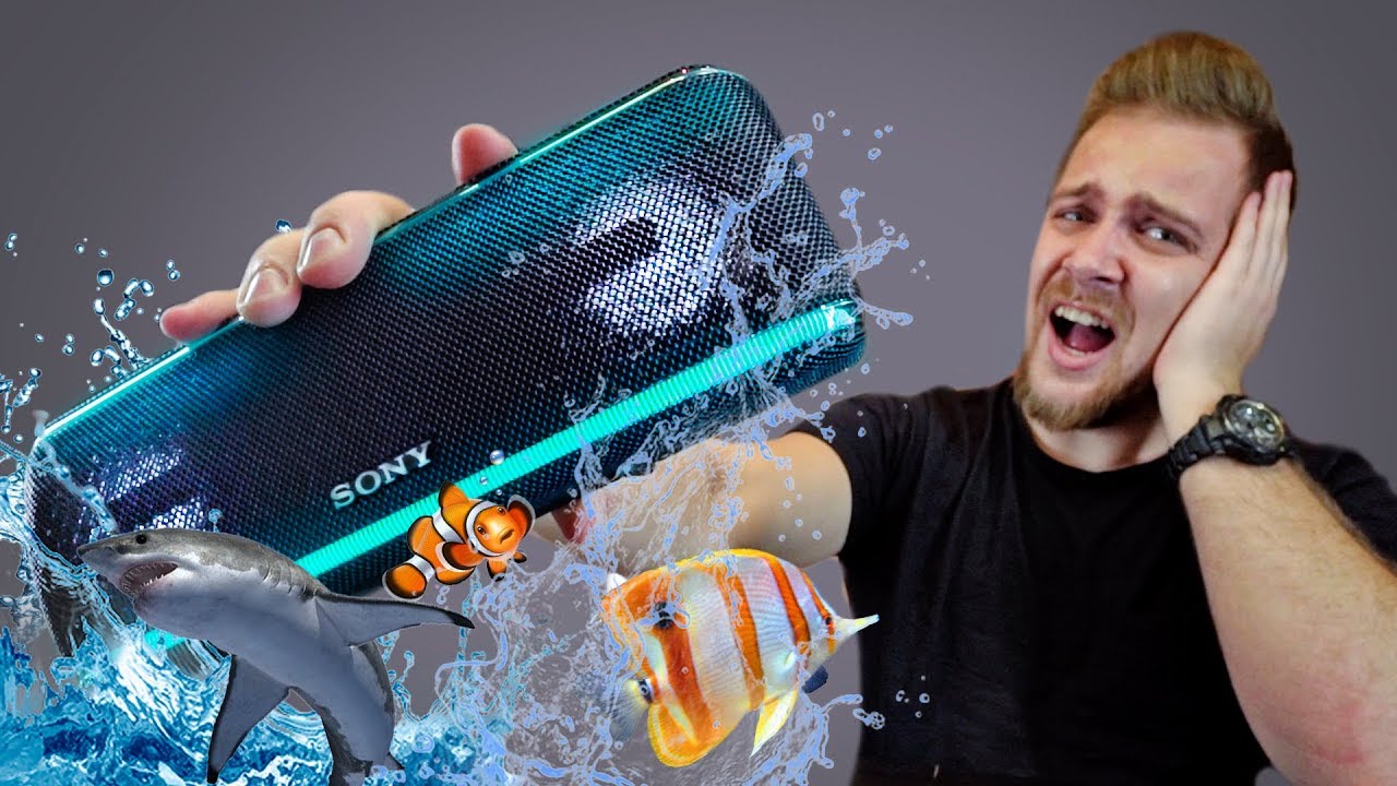 Эта колонка работает даже в морской воде! Sony XB41