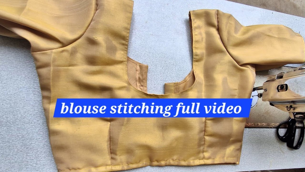 Blouse stitching full video 