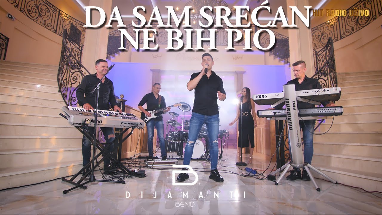 Dijamanti Bend - Da sam srećan ne bih pio (UŽIVO)