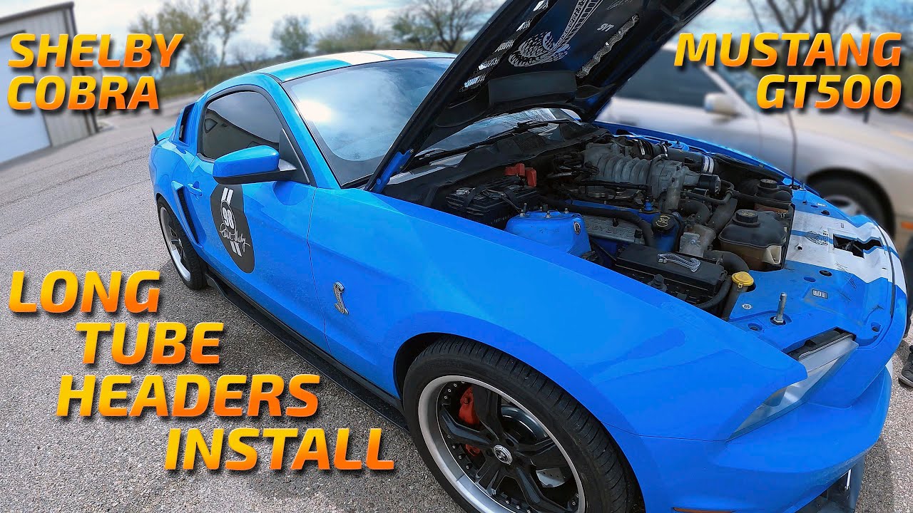 Установка коллекторов JBA Long Tube на Shelby Cobra Mustang GT500 2011 года: неожиданные трудност...