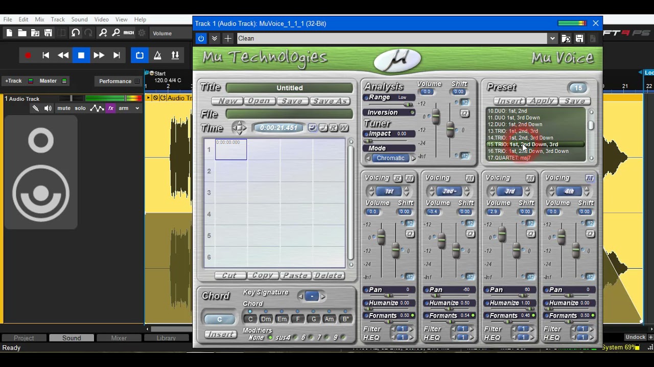 شرح فلترMU Voice الخاص بالاصوات الكورال والاهات علىmixcraft 9