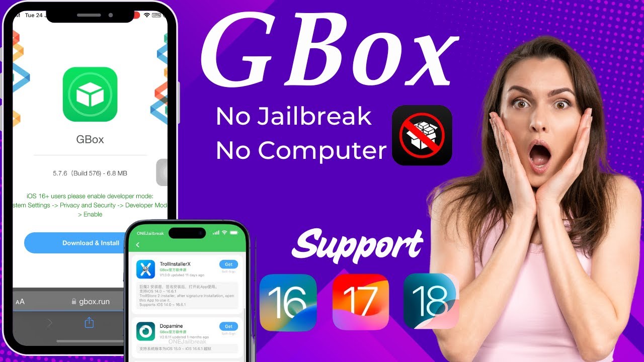 Install Gbox no Jailbreak, no PC & Support up to ios 16-18 Link in Description | iosTips