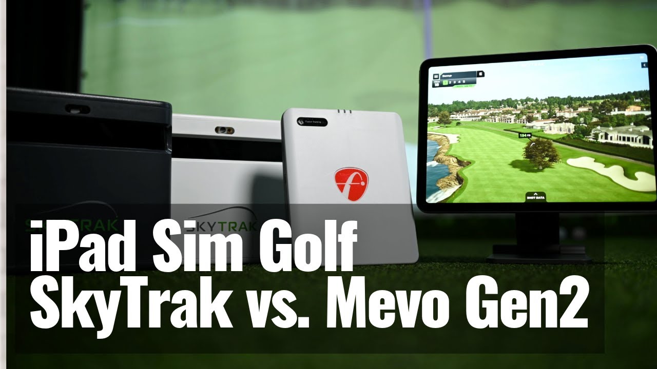 iPad Sim Golf on the SkyTrak and Mevo Gen 2.  Do you really need a gaming PC?