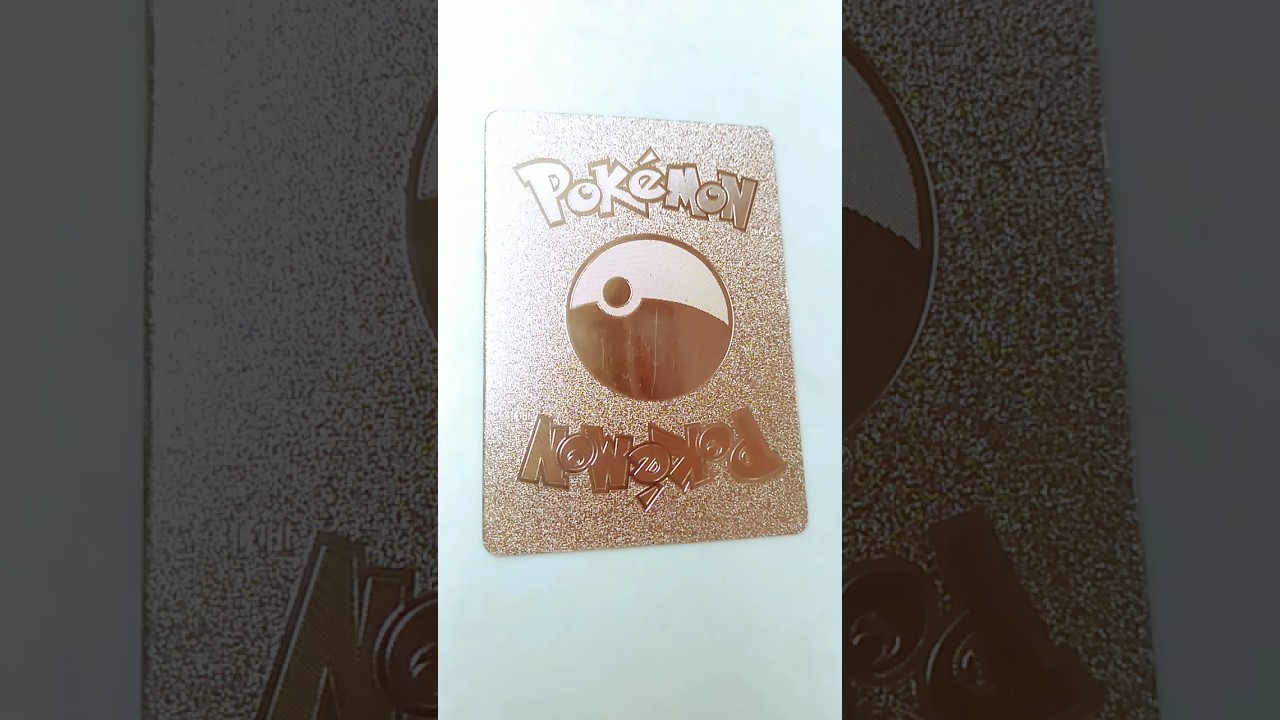 most rare Pokemon copper card