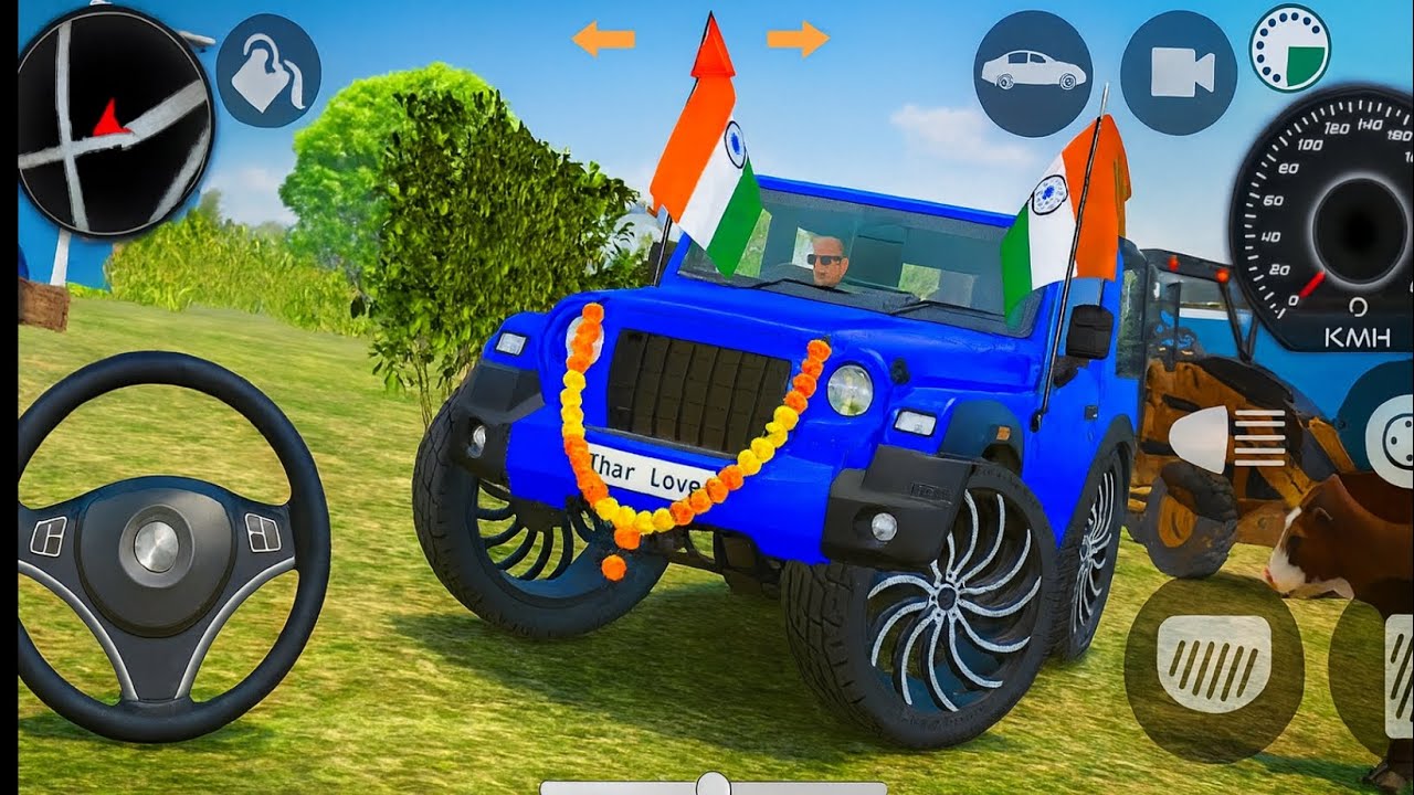Modified Mahindra Thar Car Games: Indian Cars (Gadi Wala Game) - Car Game Android Gameplay 2025