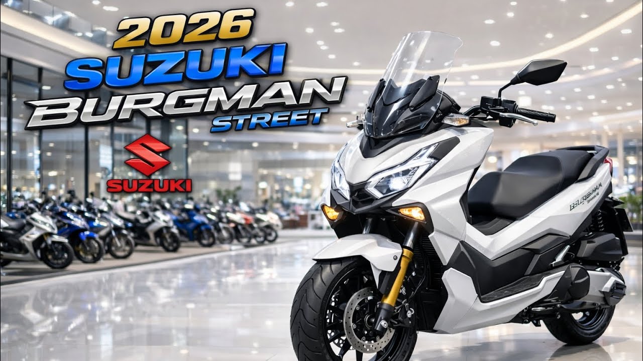 Обзор скутера Suzuki Burgman Street 2026 года: самый стильный и комфортный скутер для дорог Филип...