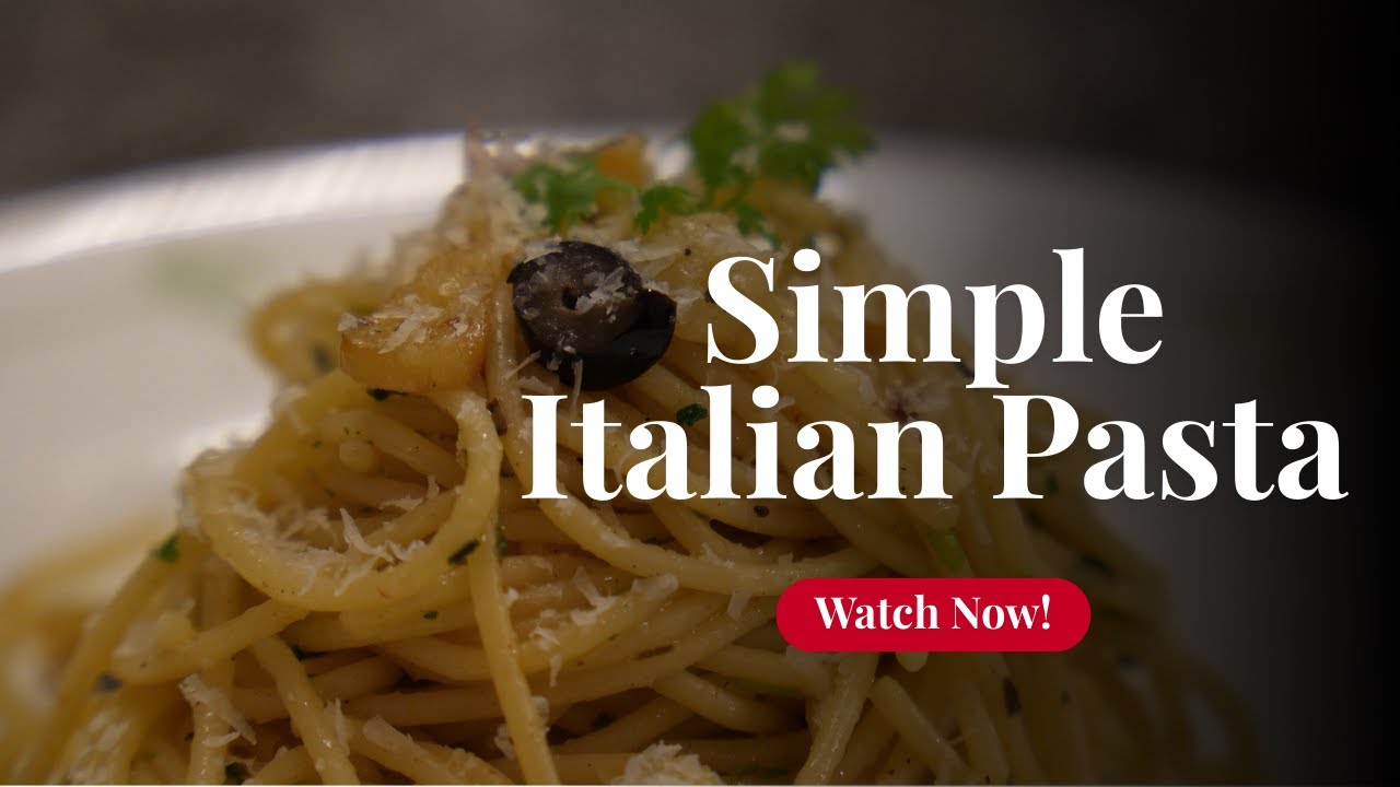 Aglio e Olio Pasta | Quick Italian Recipe with Garlic & Olive Oil
