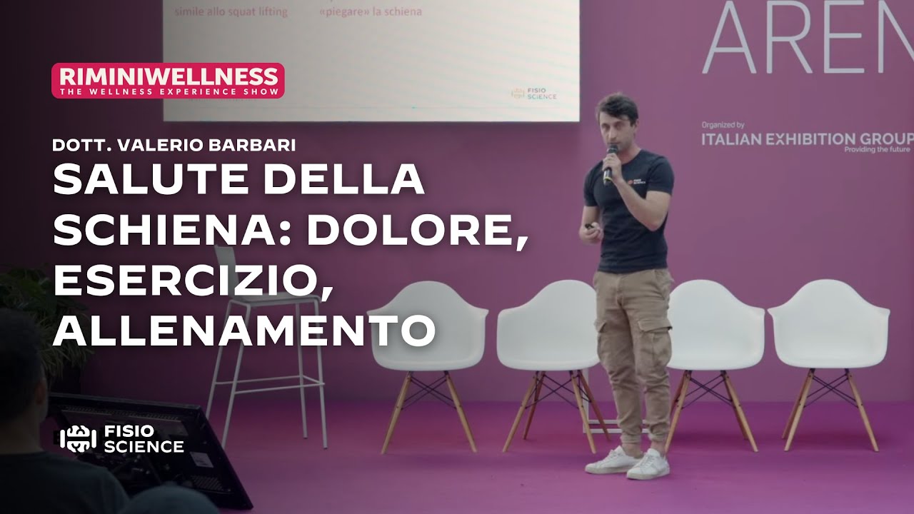 Salute della schiena: dolore, esercizio, allenamento | Rimini Wellness 2024