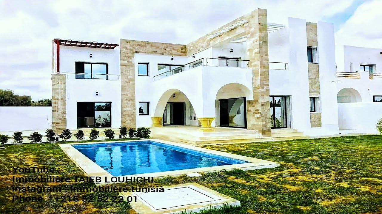 #hammamet #tunisie #villa منزل الأحلام معروض للبيع في الحمامات