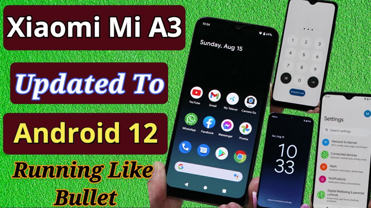 Xiaomi Mi A3 Android 12 Awesome Performance